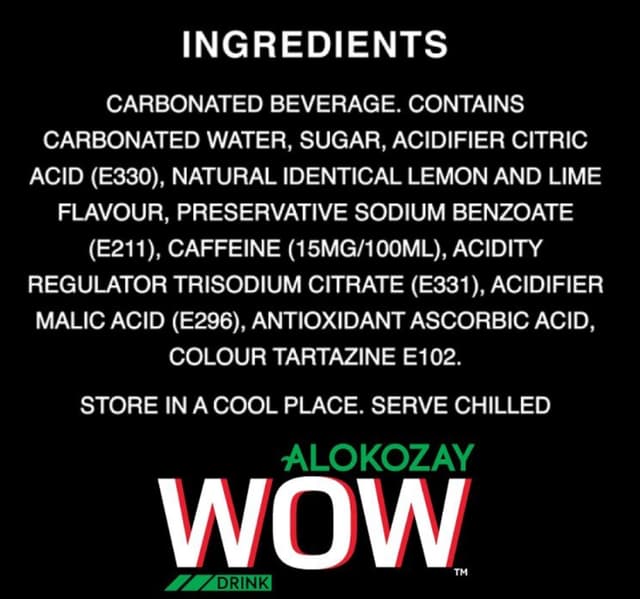 Alokozay Wow Drink Can 250 Ml