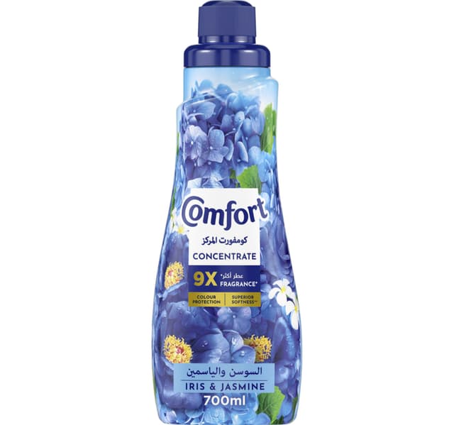 Comfort Concentrate Fabric Softener Iris Jasmine 700 Ml