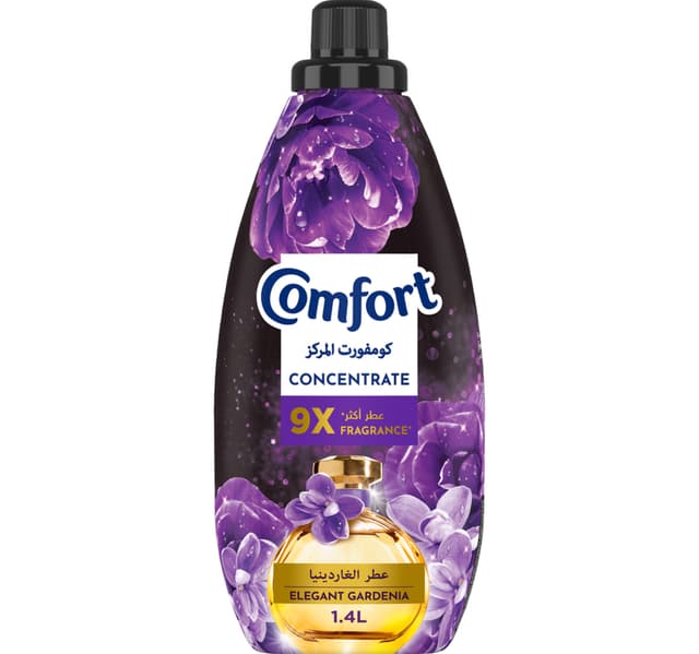 Comfort Concentrate Fabric Softener Elegant Gardenia 9x Fragrance 1 4 Litres
