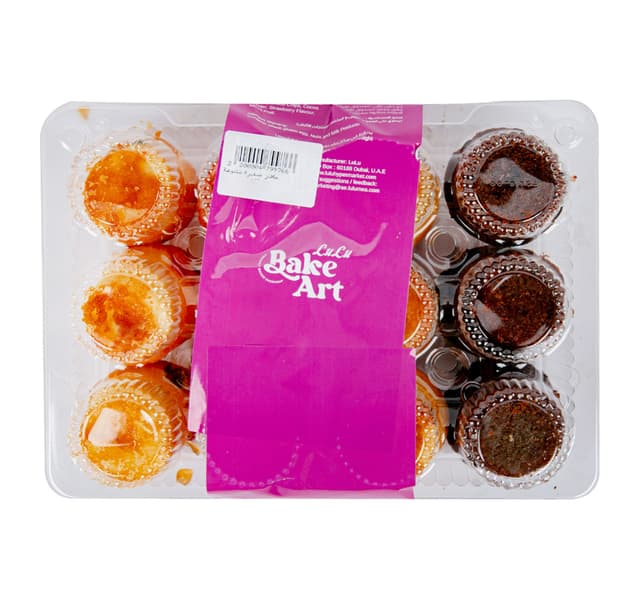 Bake Art Lulu Mini Muffins Assorted 12 Pcs