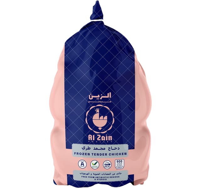 Al Zain Frozen Tender Whole Chicken 900 G