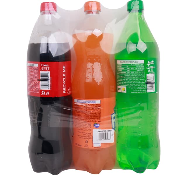 Coca Cola Carbonated Drinks Assorted 3 X 1 25 Litres
