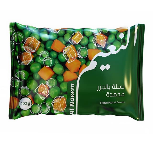 Al Naeem Frozen Peas Carrots 2 X 400 G