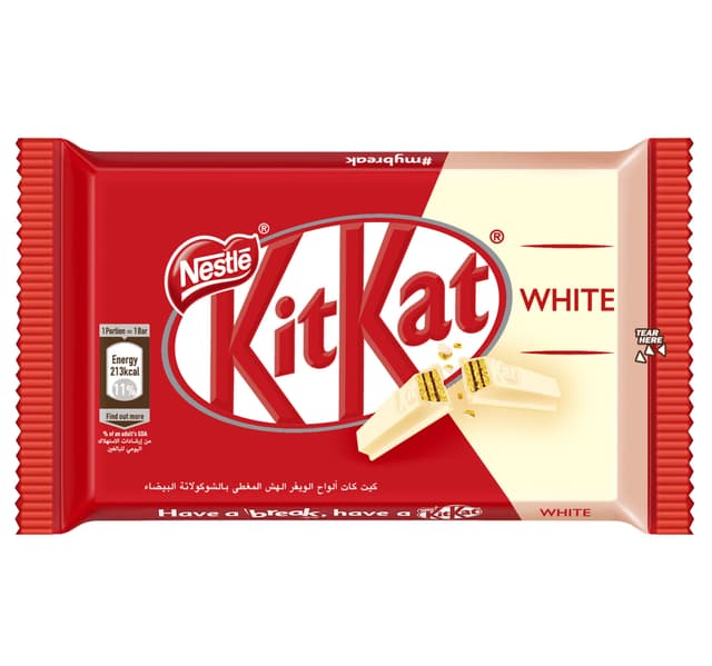 Nestle Kitkat 4 Finger White Chocolate Bar 41 5 G