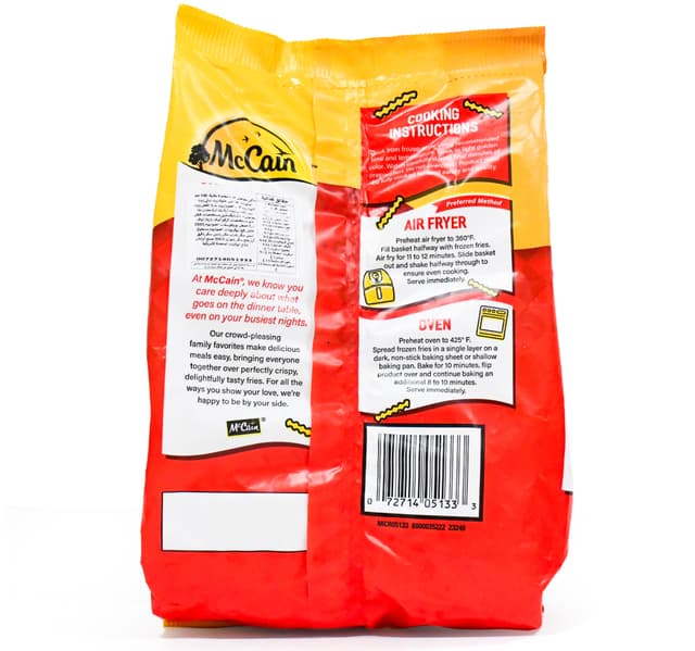 Mccain Sweet Potato Crinkle Fries 539 G