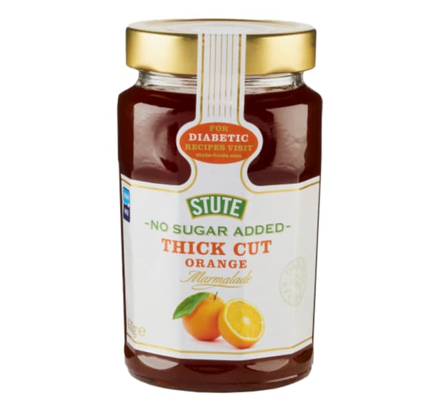 Stute No Sugar Added Thick Cut Orange Marmalade 430 G