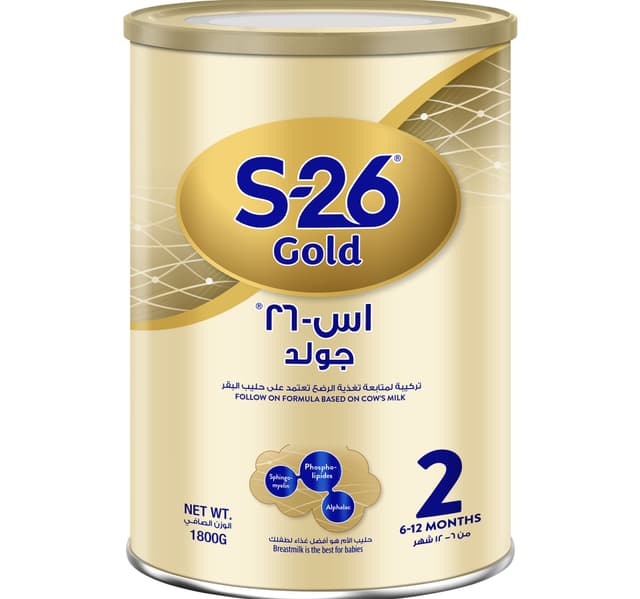 Nestle S-26 Gold Stage 2 Follow On Formula From 6-12 Months 1.8 kg