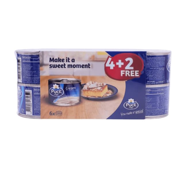 Puck Sterilized Cream 160 G 4 2
