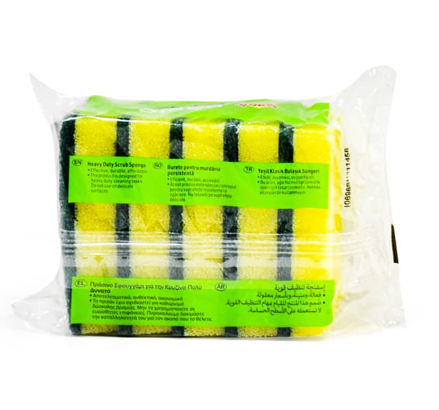 Scotch Brite 3m Basic Scrub Sponge 5 Pcs