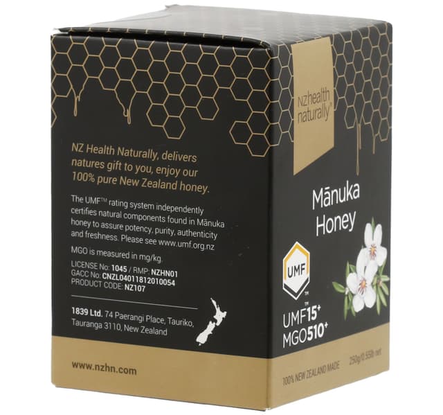 Nz Health Naturally Umf15 Manuka Honey 250 G