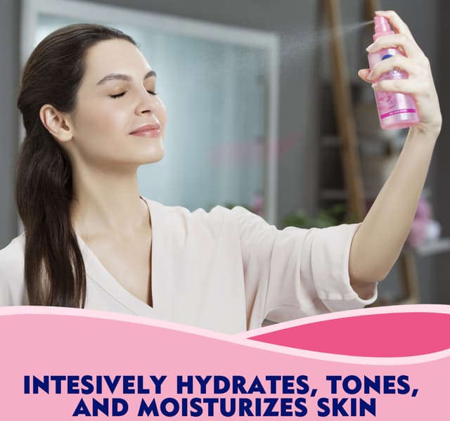 Nivea Rose Care Face Hydrating Mist With Organic Rose Water 150 Ml