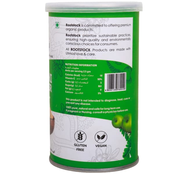 Rootstock Organic Amlaki Powder 100 G