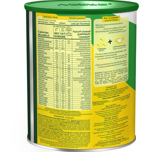 Nestle Nido Little Kids 3 Growing Up Milk For Toddlers 35 Years 400 G