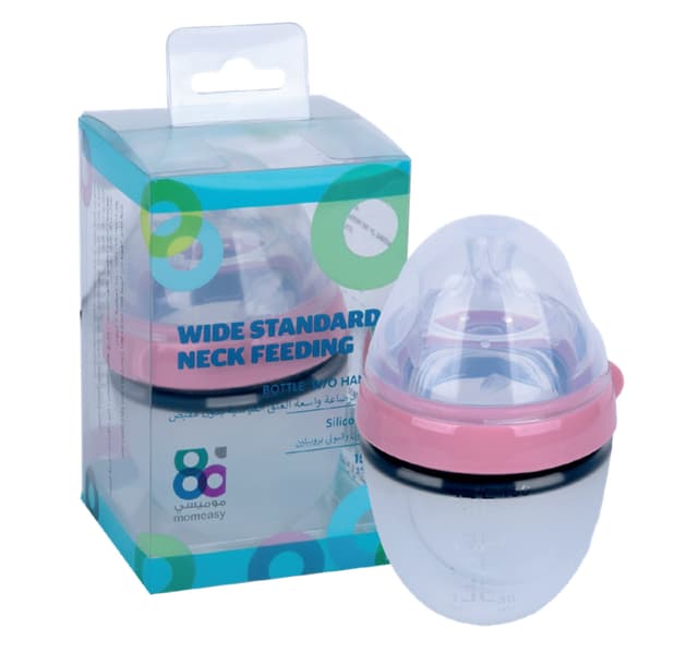 Mom Easy Wide Standard Neck Silicon Feeding Bottle 150 Ml 1020 11 1 Pc
