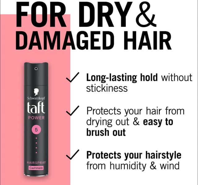 Taft Power Cashmere Hair Spray 250ml