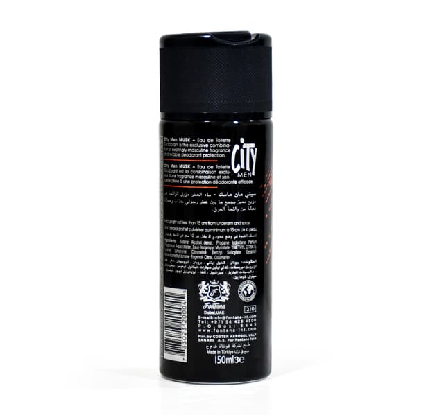 Citymen Musk Edt Deodorant Spray 150 Ml