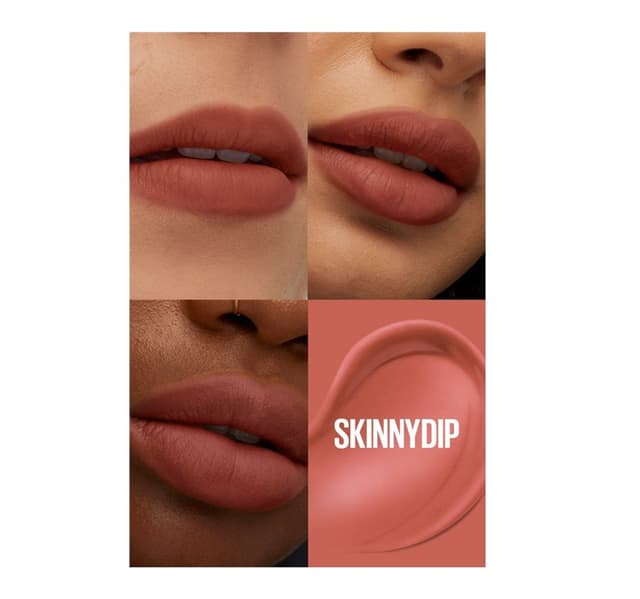 Maybelline New York Super Stay Teddy Tint Lipstick 15 Skinny Dip