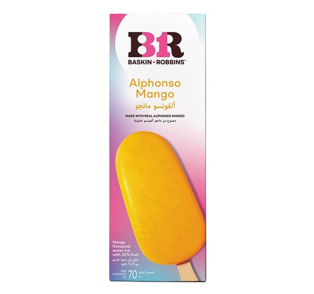 Baskin Robbins Alphonso Mango Sorbet 70 Ml