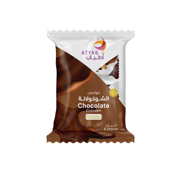 Atyab Chocolate Croissant 6 Pcs 300 G