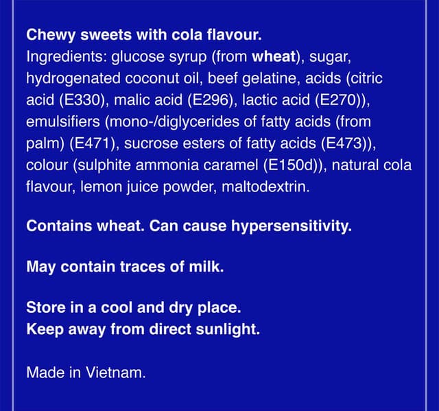 Mentos Incredible Chew Cola Soft Candy 45 G
