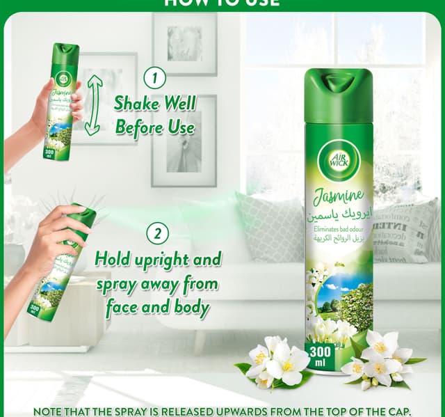 Air Wick Jasmine Air Freshener Aerosol 300 ml