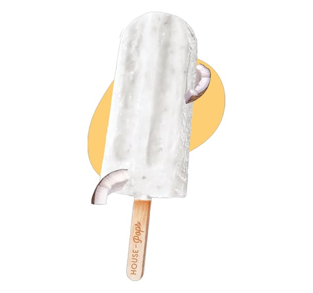 House Of Pops Crazy Coconut Frozen Lolly