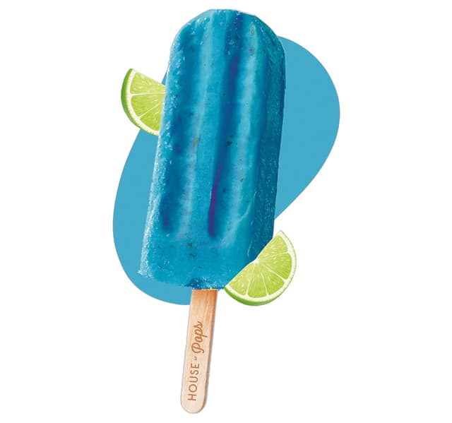 House Of Pops Galactic Lime Frozen Lolly