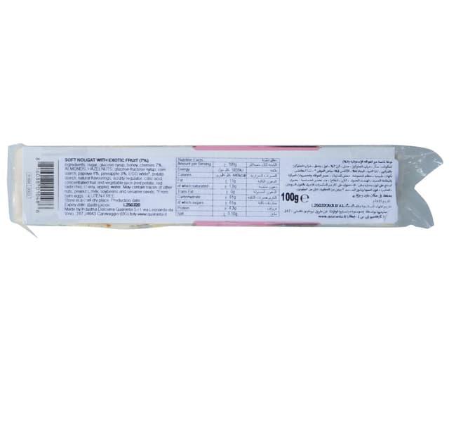 Quaranta Soft Nougat With Exotic Fruit 100 G