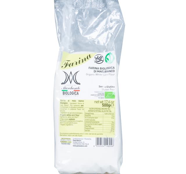 Marchesato Organic White Corn Flour Gluten Free 500 G