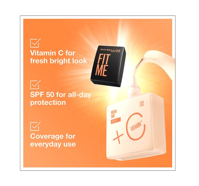Maybelline New York Fit Me Fresh Tint With Spf 50 Vitamin C 30 Ml 5 6