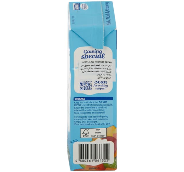 Nestle All Purpose Cream Tetra 250 ml
