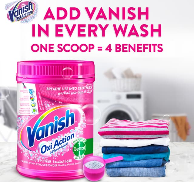 Vanish Fabric Stain Remover Oxi Action Powder