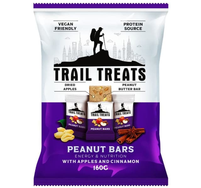 Trail Treats Peanut Bars With Apples And Cinnamon 160 G