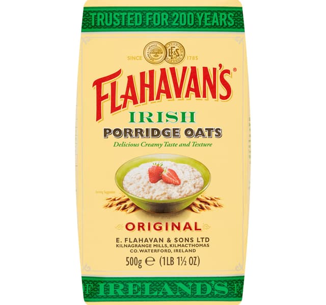 Flahavan S Irish Porridge Oats Original 500 G