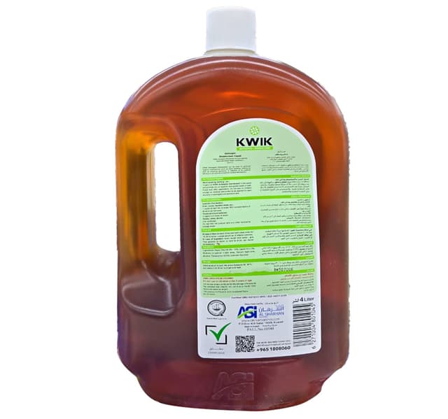 Kwik Antiseptic Disinfectant Anti Bacterial Liquid 4 Litres