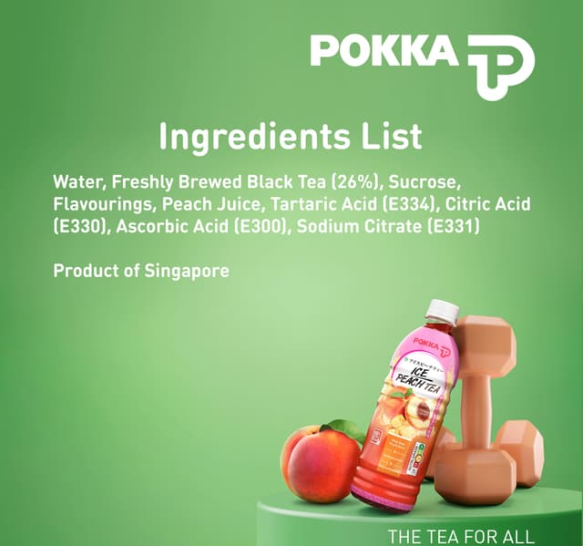 Pokka Ice Peach Tea 330 Ml