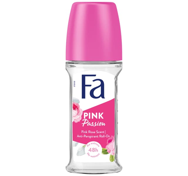 Fa Pink Passion Rose Scent Anti Perspirant Roll On 50 Ml