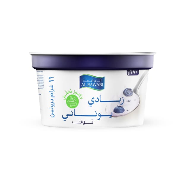 Al Rawabi Blueberry Greek Yoghurt 180 G