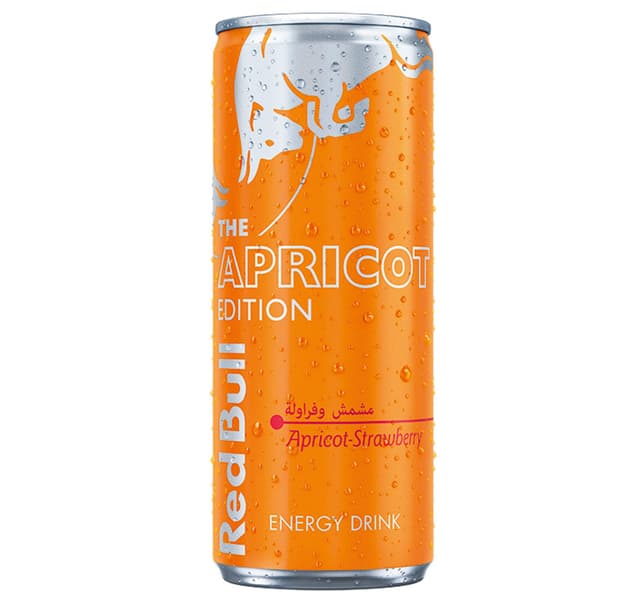 Red Bull The Apricot Edition Apricot Strawberry Energy Drink 250 Ml