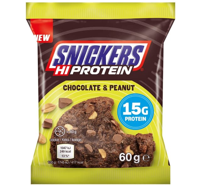 Snickers 15g Protein Chocolate Peanut Cookie 60 G