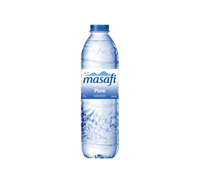 Masafi Pure Bottled Drinking Water Low Sodium Value Pack 12 X 500 Ml