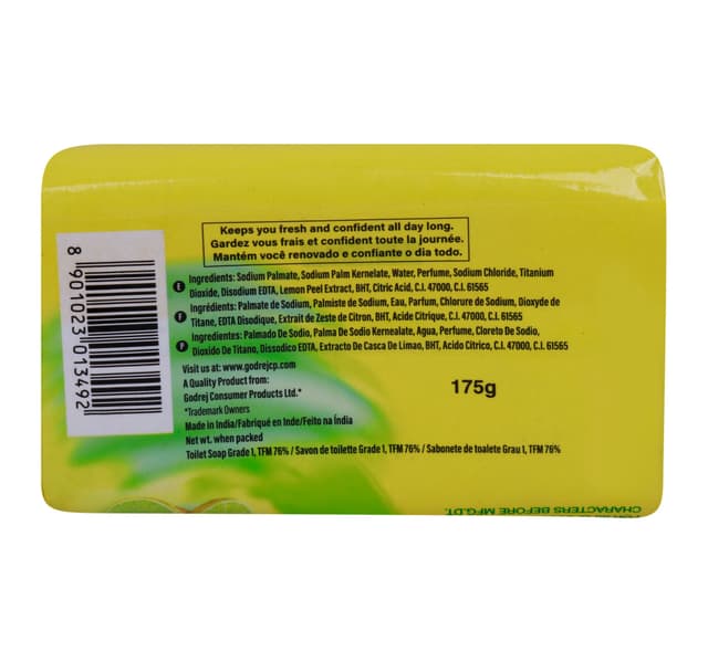 Cinthol Soap Lemon Fresh 175 G