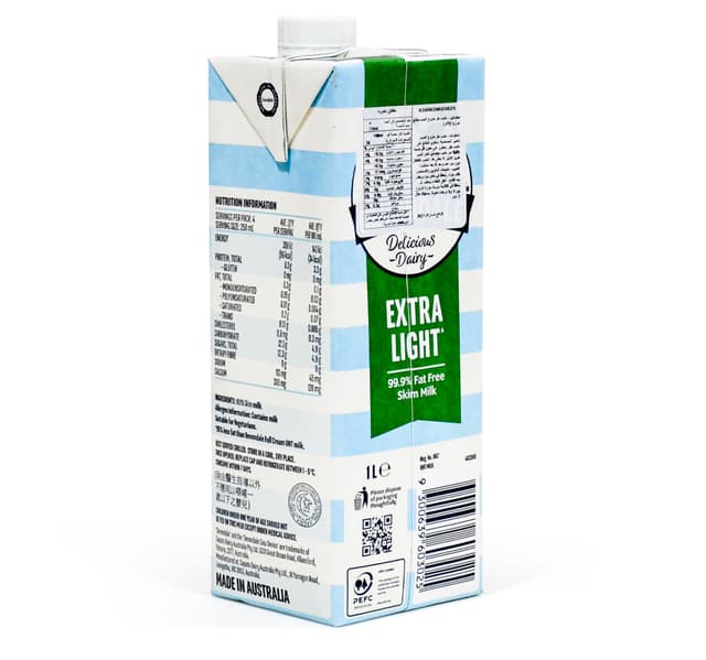 Devondale Extra Light Skim Milk 1 Litre