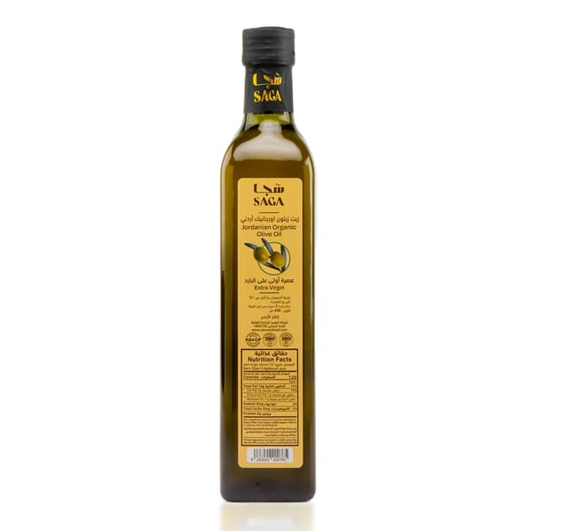 Saga Jordanian Organic Extra Virgin Olive Oil 450 ml