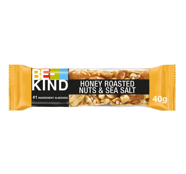 Be Kind Gluten Free Honey Roasted Nuts Sea Salt Bar 3 X 30 G