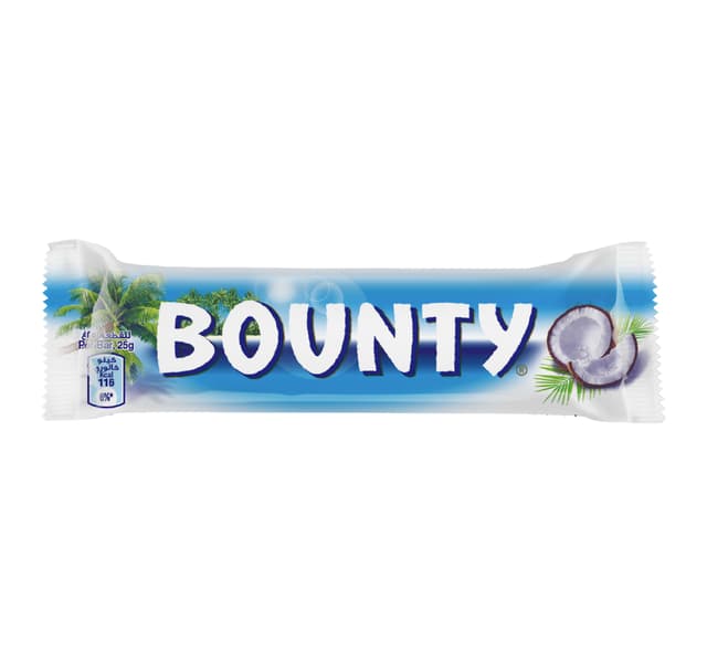 Bounty Coconut Filled Milk Chocolate Bar 50 G