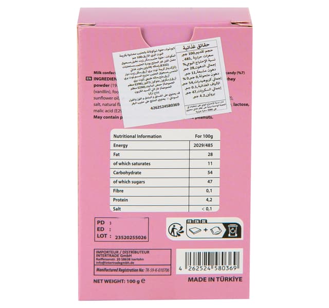 Labuchoc Yum Blueberry Milk Chocolate 100 G