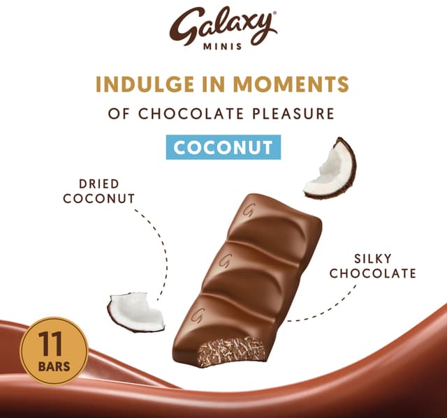 Galaxy Choco & Coconut Minis 137.5g
