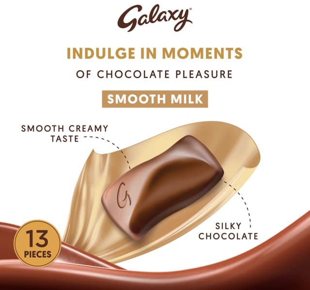 Galaxy Miniatures Smooth Milk Chocolate 117g