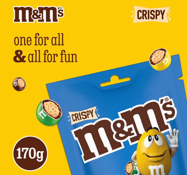 M M S Crispy Chocolate 170 G